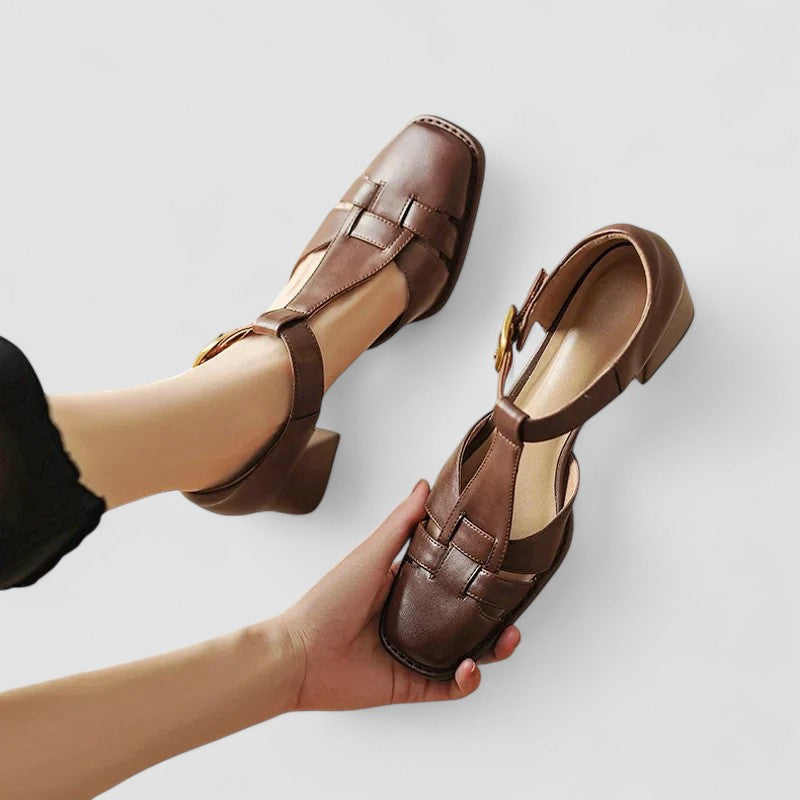 Scarlett – Ortopedyczne sandały na obcasie