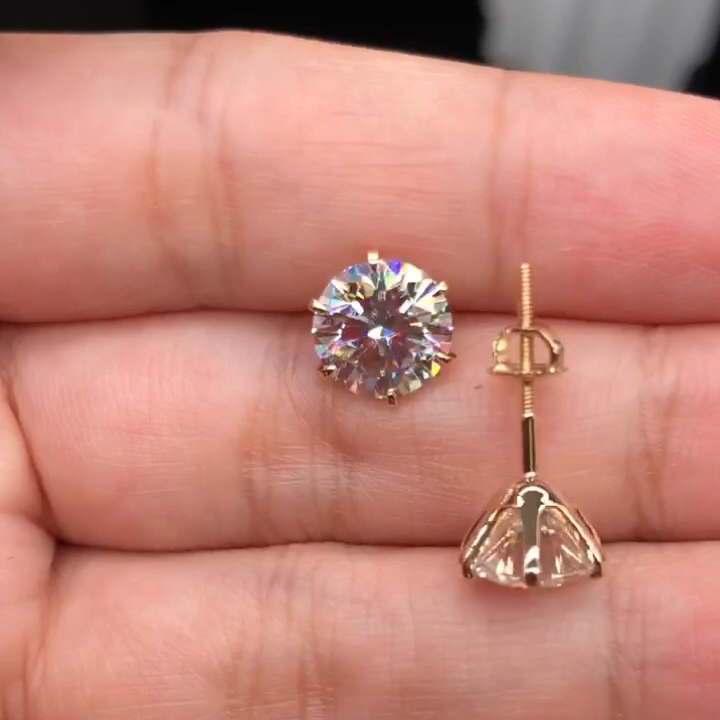 Eleganckie Kolczyki z Białego Złota Tera