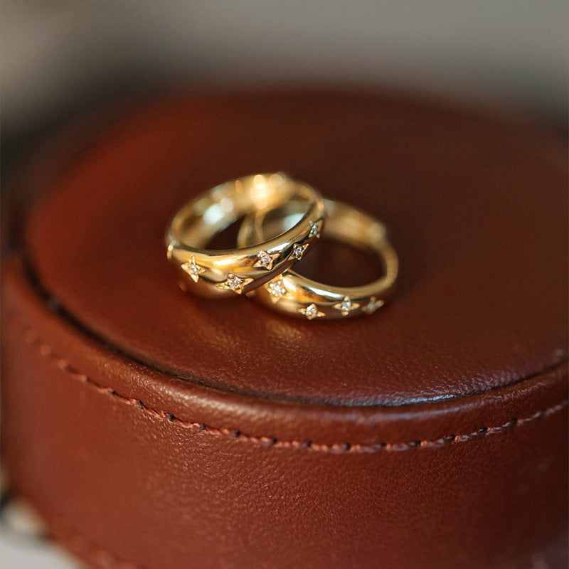 Luksusowe kolczyki w złocie i srebrze